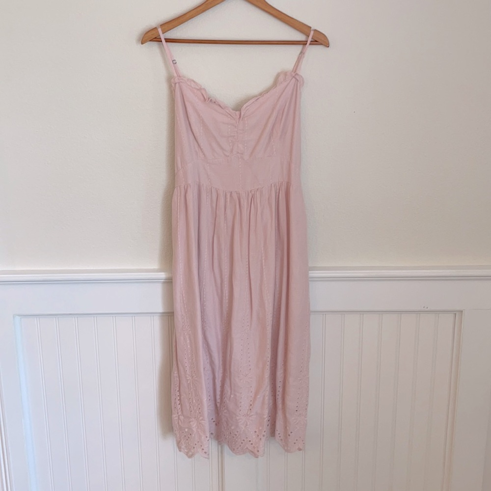 ABERCROMBIE & FITCH Blush Midi dress size L